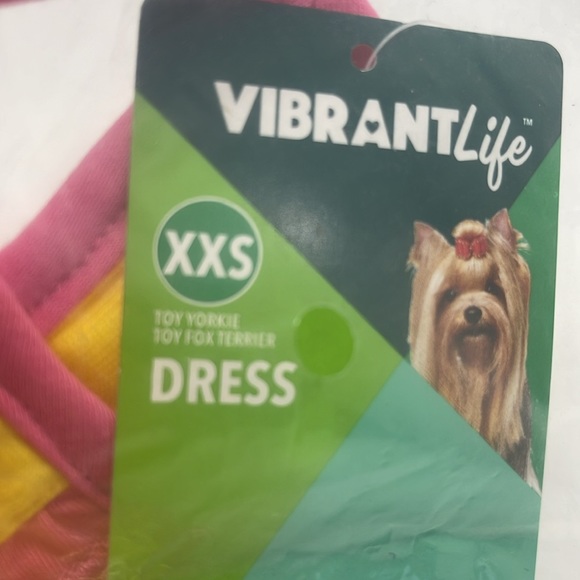 Vibrant Toy YorKie, Toy Fox Terrier Dogs Dress XXS NEW - Picture 8 of 10